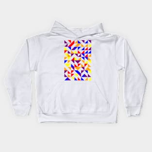 Amazing Geometric Colourful Triangle Pattern #9 Kids Hoodie